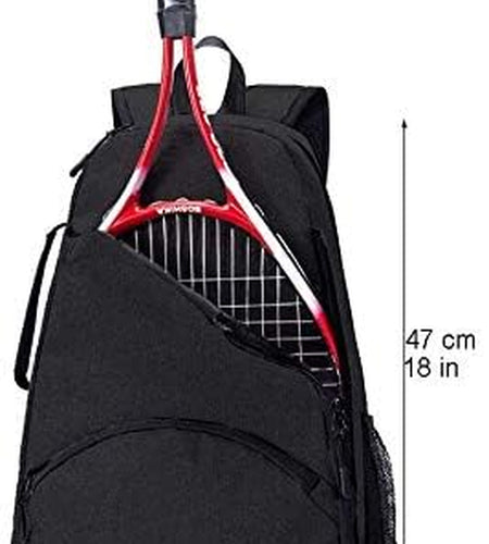2 Raquet Tennis Bag,Tennis Bags for Men Women,Tennis Backpack,Durable Tennis Bookbag,Tennis Pickleball Bag,Tennis Bag Waterproof,Raquet Carrier for Balls, Pickleball Paddles, Badminton Rackets